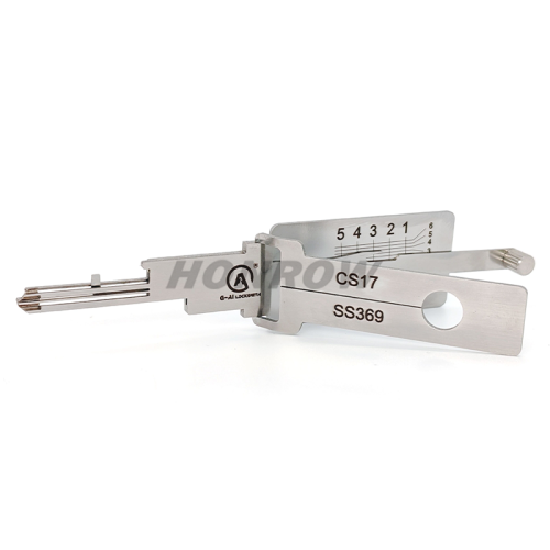 Lishi Tool CS17 SS369 2 in 1 lock pick lishi style lock pick 2 in 1 tool for CISA