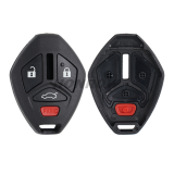 For Mitsubishi 2/2+1/3/3+1 button remote key blank without key blade