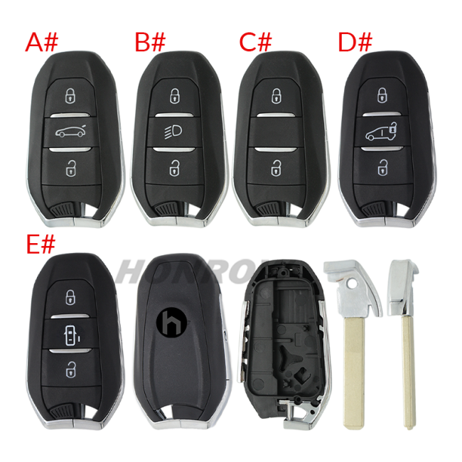 For Opel 2/3 button smart remote Key Shell