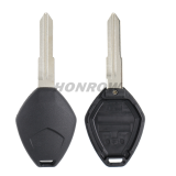 For Mitsubishi 2/2+1/3/3+1 button remote key blank with MIT8 left blade with light button (No Logo)