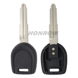 For Mitsubishi transponder Key shell with left and blade without logo