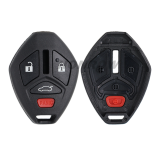 For Mitsubishi 2/2+1/3/3+1 button remote key blank without key blade