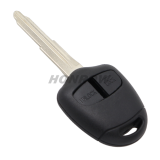 For Mitsubish 2 button remote key blank with Left/right Blade without logo