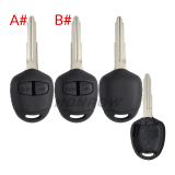 For high quality GTL Mitsubishi 2 button remote key blank with MIT11R /MIT8 blade enhanced version
