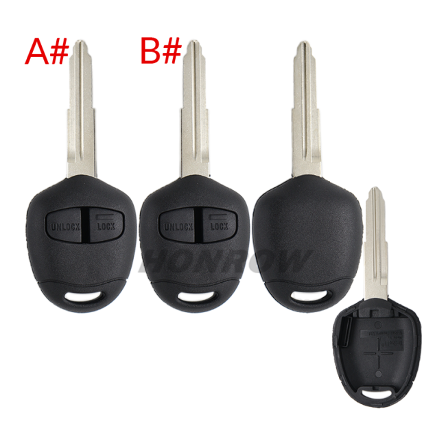 For high quality GTL Mitsubishi 2 button remote key blank with MIT11R /MIT8 blade enhanced version