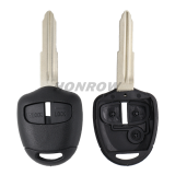 For Mitsubish 2 button remote key blank with Left/right Blade without logo