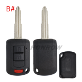 For GTL Mitsubishi2/ 2+1/3/3+1 button remote key blank stronger enhanced version