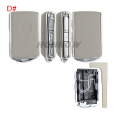 For High quality Leather Volvo 3+1 button smart Car Key Shell ,please choose the color