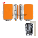 For High quality Leather Volvo 3+1 button smart Car Key Shell ,please choose the color