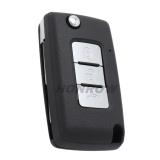 For Mitsubishi 3 button flip remote key blank with right key blade