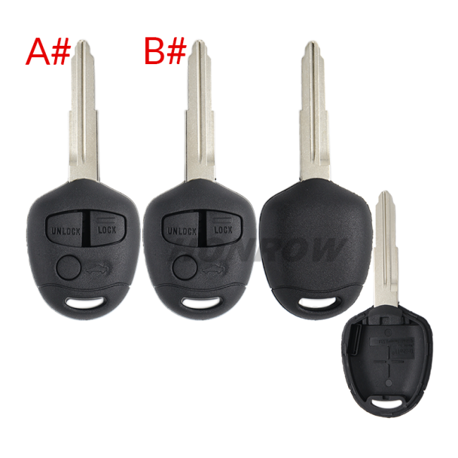 For high quality GTL Mitsubishi 3 button remote key blank with MIT11R/MIT8 blade enhanced version