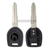 For Mitsubishi transponder Key shell with left and blade