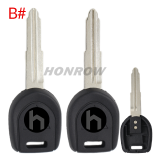 For Mitsubishi transponder Key shell with left and blade
