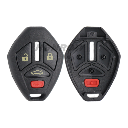 For high quality GTL Mitsubishi 3+1 button remote key blank with MIT11R/MIT9 blade enhanced version