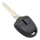 For Mitsubish 2 button remote key blank with Left/right Blade