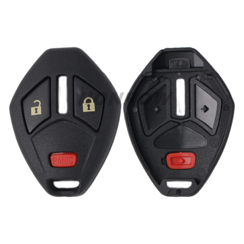 For high quality GTL Mitsubishi 2+1 button remote key blank with MIT11R/MIT9 blade enhanced version