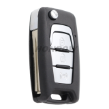 For Ssangyong Korando Actyon C200 3 button remote key with  433MHz ID60 Chip OEM PCB and AF key shell P/N: 87540-34100