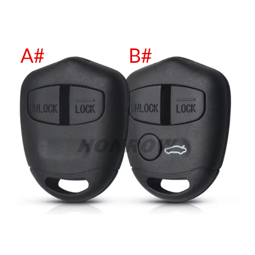 For Mitsubishi 2/3 button smart key blank without key blade