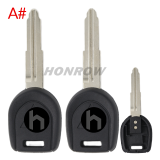For Mitsubishi transponder Key shell with left and blade