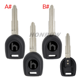 For Mitsubishi transponder Key shell with left and blade