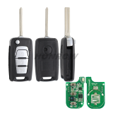 For Ssangyong Korando Actyon C200 3 button remote key with  433MHz ID60 Chip OEM PCB and AF key shell P/N: 87540-34100