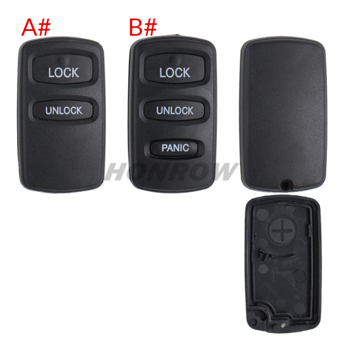 For Mitsubishi 2/3 button  remote key blank