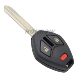 For high quality GTL Mitsubishi 2+1 button remote key blank with MIT11R/MIT9 blade enhanced version