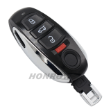 For VW Touareg 3+1 button  keyless go smart key remote key with ID46 PCF7945AC Hitag（VGA） 315MHZ