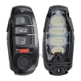 For VW Touareg 3+1 button  keyless go smart key remote key with ID46 PCF7945AC Hitag（VGA） 315MHZ