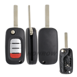 For Benz smart 3+1 button remote key blank without logo