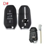 For Citroen 3 button remote key blank with VA2 blade ,new back case   Please choose the button.