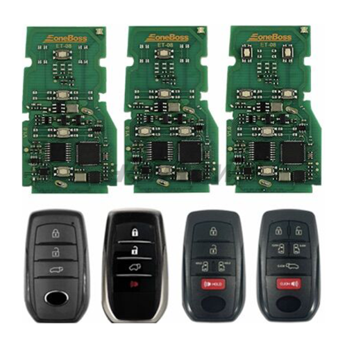 EoneBoss ET Remote Car Smart Key Universal For Toyota Lexus Support 4D 8A 4A Chip ET-08