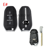 For Citroen 3 button remote key blank with HU83 blade  new back case  Please choose the button.