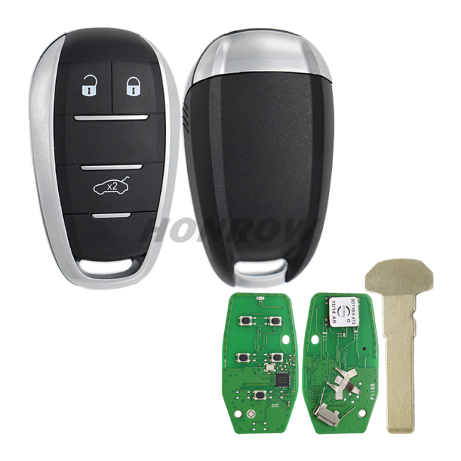 For Alfa Romeo 3 button Smart Key  434 MHz HITAG 128-bit AES