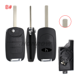 For Chevrolet 3 button smart remote key blank