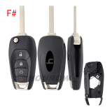 For Chevrolet 2/3/3+1/4 buttons flip remote key blank