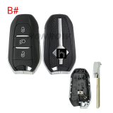 For Citroen 3 button remote key blank with HU83 blade  new back case  Please choose the button.