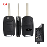 For Chevrolet 3 button smart remote key blank