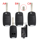 For Chevrolet 3 button smart remote key blank