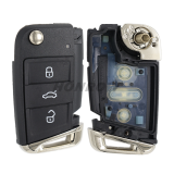 For Original VW  3 button smart remote key blank