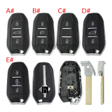For Citroen 3 button remote key blank with HU83 blade  new back case  Please choose the button.