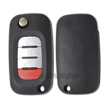 For Benz smart 3+1 button remote key blank without logo