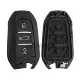 For Peugeot 3 button remote key blank with HU83 blade,new back case  Please choose the button.