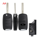 For Chevrolet 3 button smart remote key blank