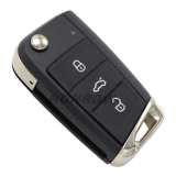 For Original VW  3 button smart remote key blank