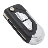 For high quality Citroen 2 button Remote Flip Car Key Shell with HU83 407 blade