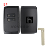 For Renault Megane4 4 button remote key blank
