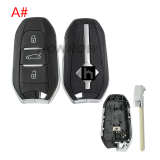 For Citroen 3 button remote key blank with VA2 blade ,new back case   Please choose the button.