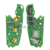 For original Audi 3 button remote key with ID48 chip 434mhz  HLO DE 8X0837220D Hella 5F A 010 659 70  204Y11000400