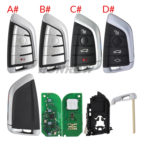 KEYDIY KD FGB58 4 button remote key with  434mhz support KD-MP KDX2 KD-MAX KDX4